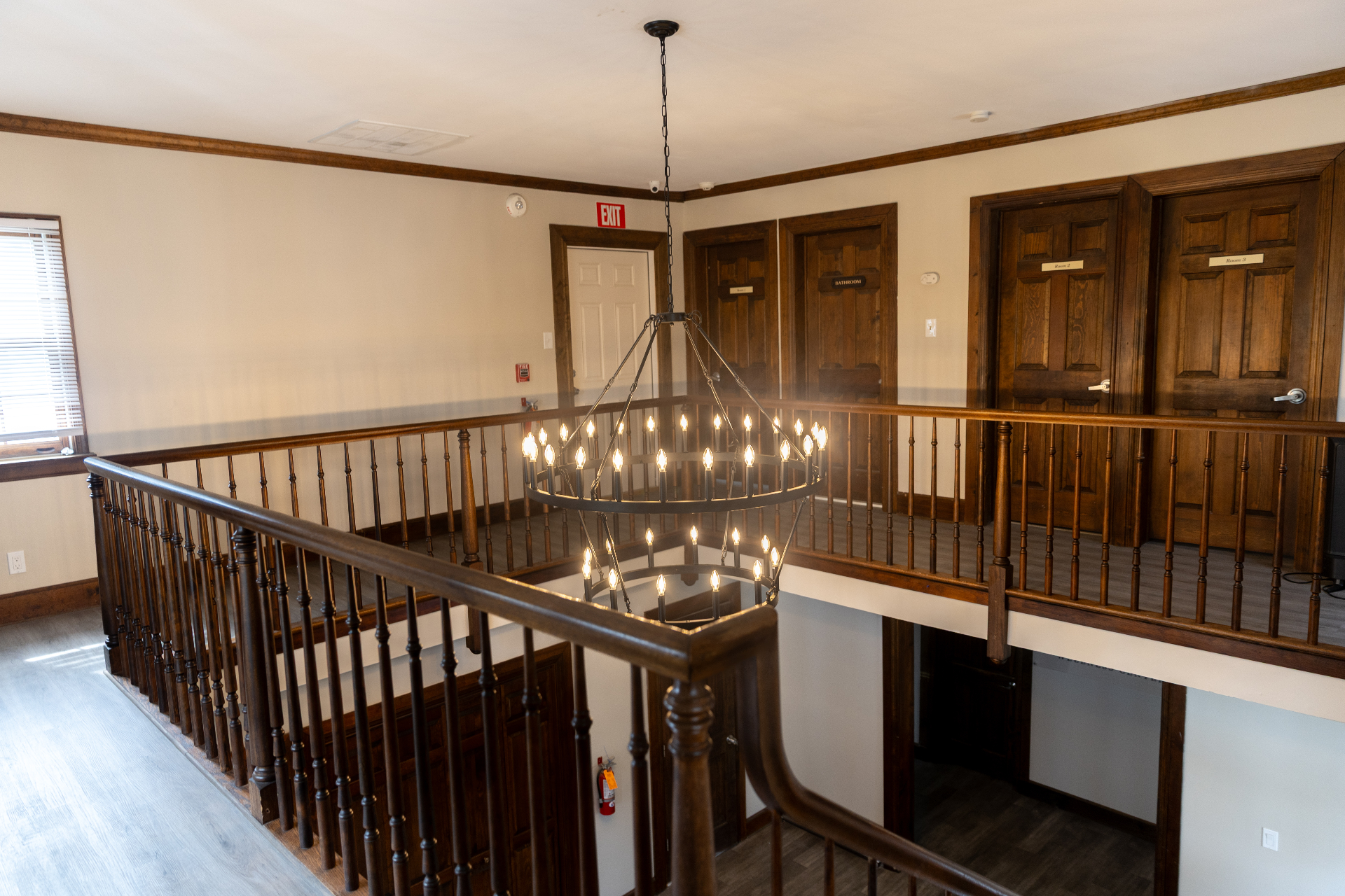 Upstairs hallway landing